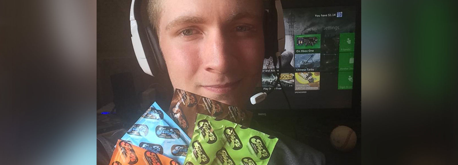 Gamers like Graham say TeaZa® provides energy and focus