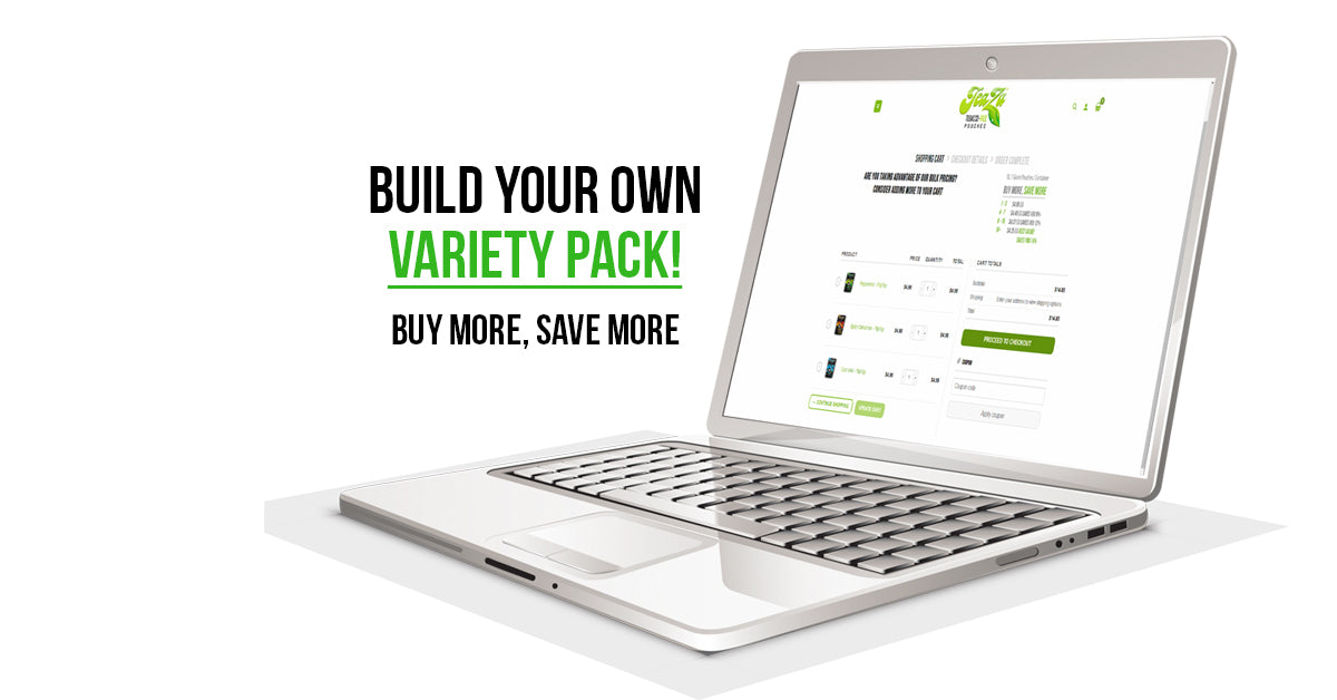 Build Your Own Variety Pack of TeaZa Tobacco Free Pouches