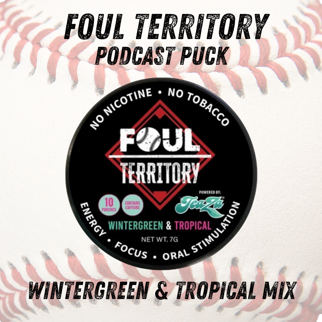 Foul Territory Podcast Wintergreen/Tropical Half & Half Puck