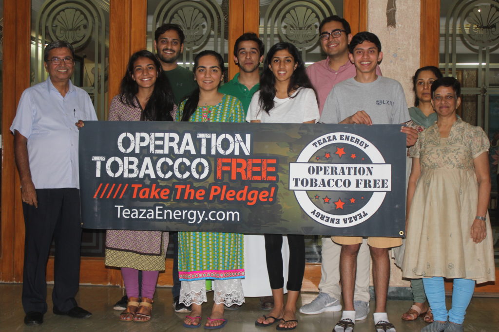 TeaZa’s Operation Tobacco Free Initiative Sponsors Tobacco De-Addiction Pilot Study Conducted by USC Project RISHI