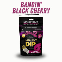 TeaZa Bangin' Black Cherry Energy – Nicotine-Free Herbal Pouches