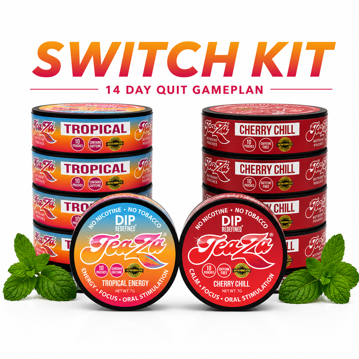 Teaza Switch Kit - 14 Day Quit Nicotine Plan