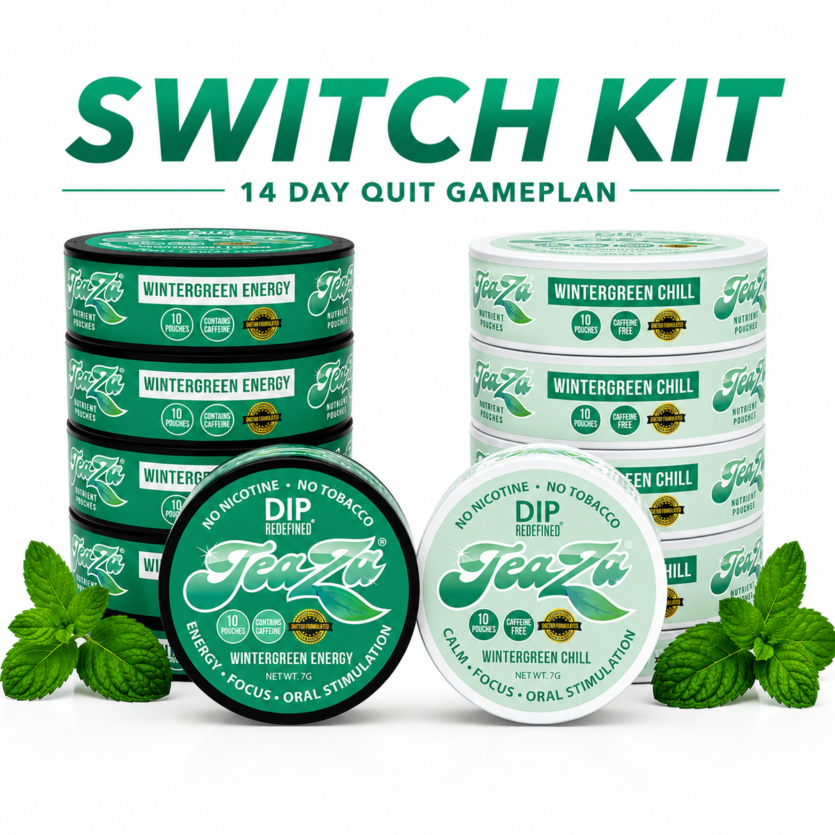 Teaza Switch Kit - 14 Day Quit Nicotine Plan
