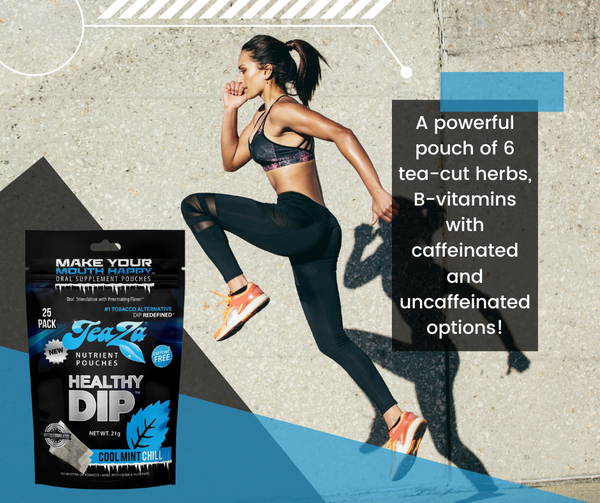 Nicotine Free Alternative - TeaZa® Herbal Pouches - Cool