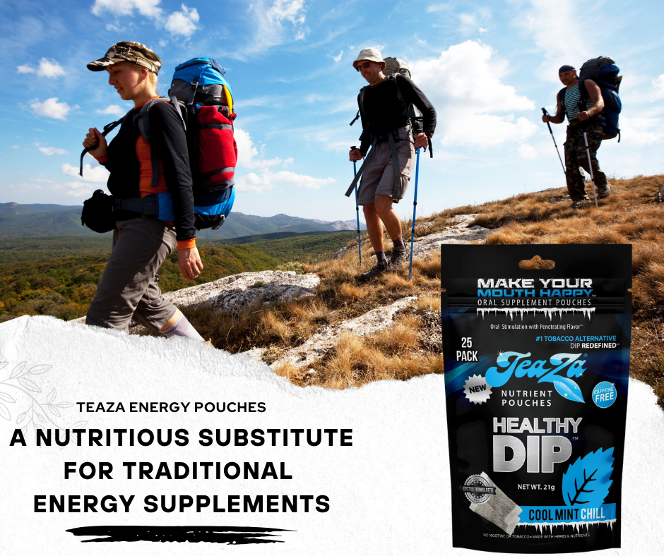 Nicotine Free Alternative - TeaZa® Herbal Pouches - Cool