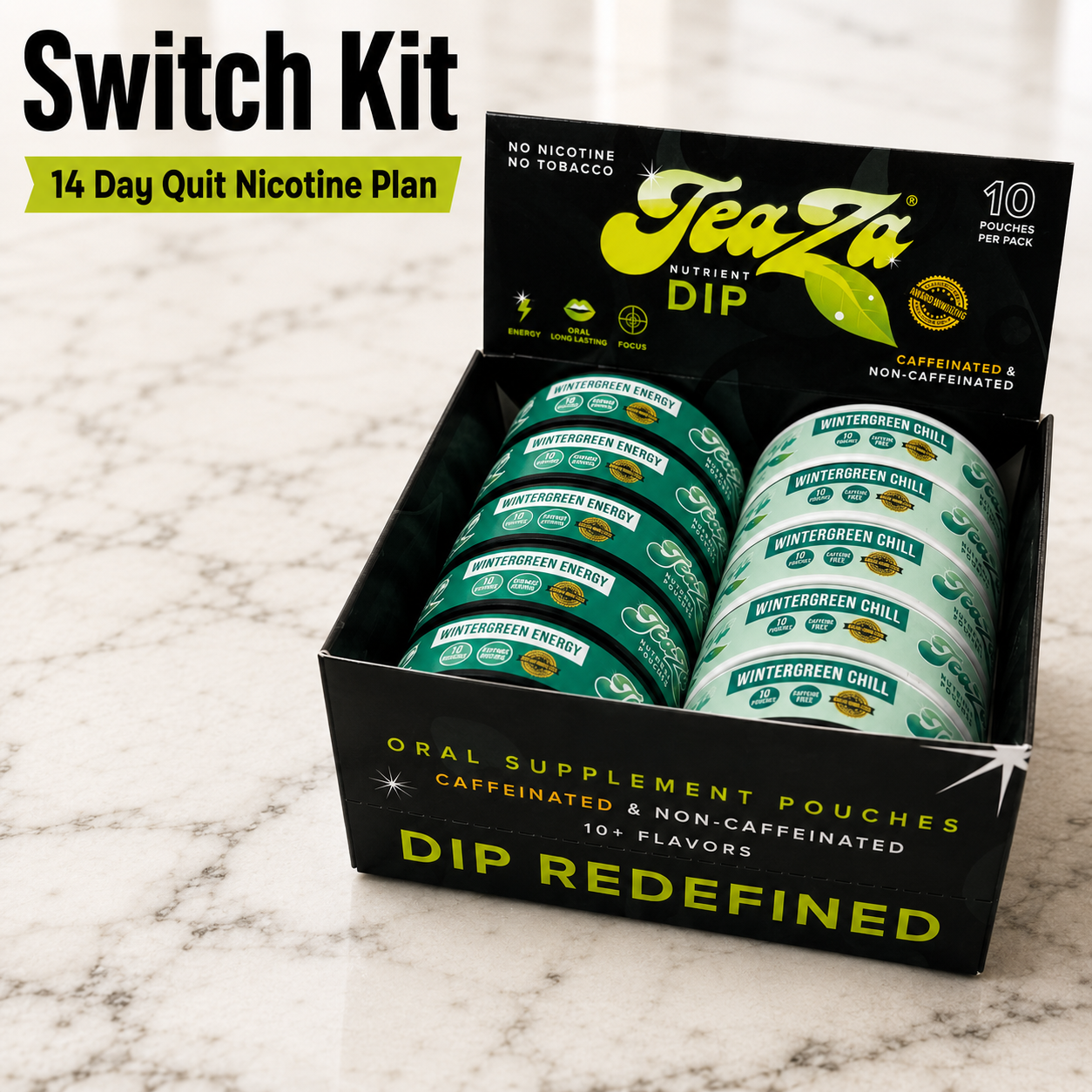 Teaza Switch Kit - 14 Day Quit Nicotine Plan